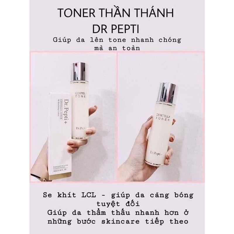  Nước Hoa Hồng Dr.Pepti Centella Toner Dr.Pepti Dưỡng Da Căng Bóng180ml | BigBuy360 - bigbuy360.vn