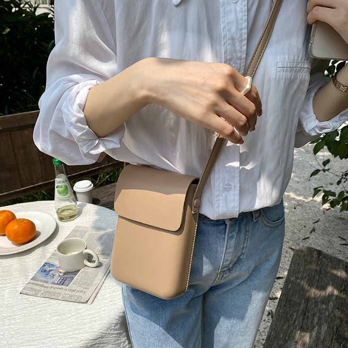 Túi Xách JASMIN NOIR Da PU Có Khóa Thời Trang Cho Nữ