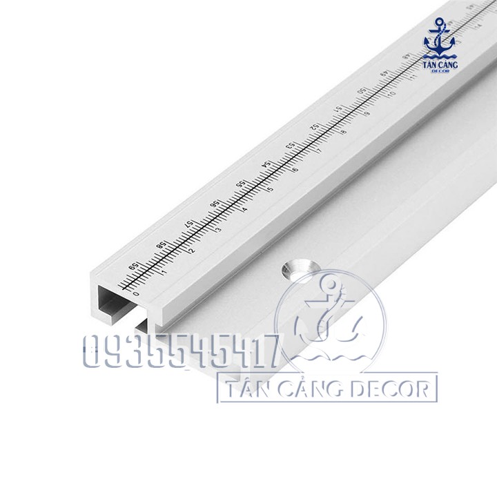 Thanh ray trượt bàn cưa in thước đo KT 60 cm / 80 cm / 122 cm