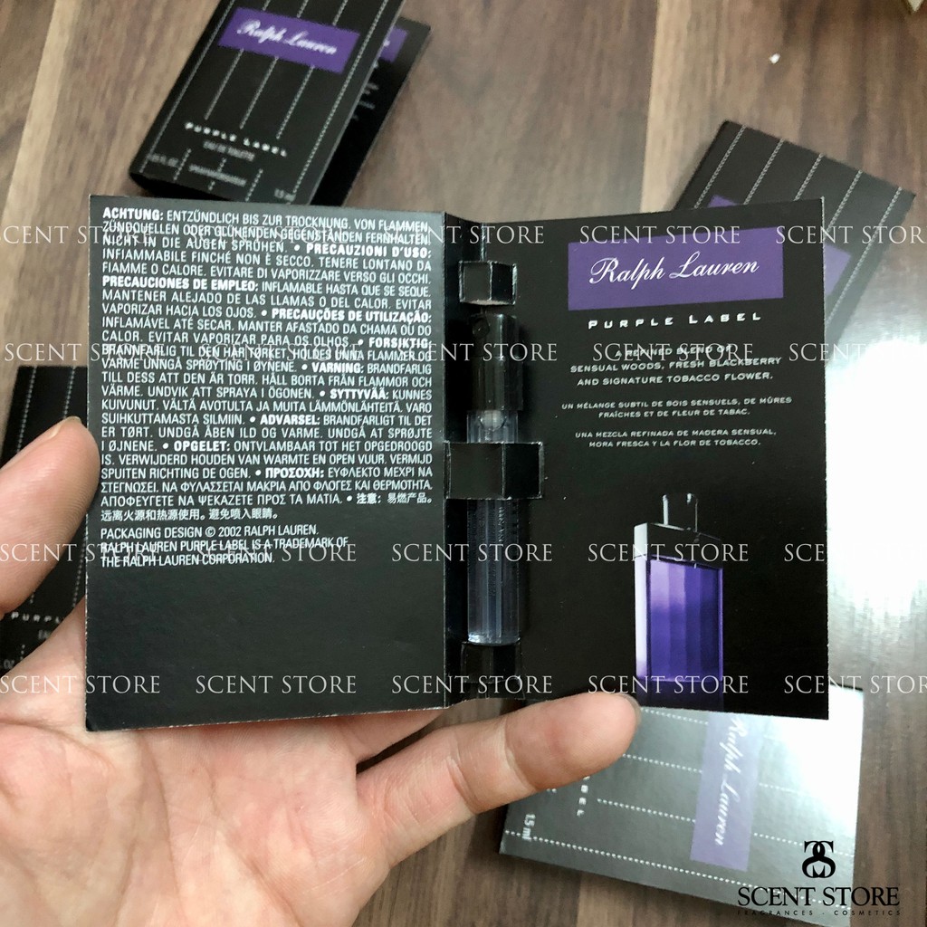 Scentstorevn - Vial chính hãng nước hoa Ralph Lauren Purple Label [1.5ml]