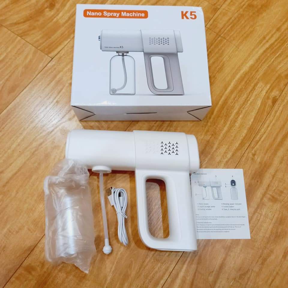Súng phun khử khuẩn, diệt Khuẩn nano tia uv