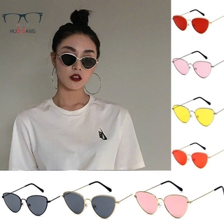 Kính mát mắt mèo tráng gương phong cách Retro