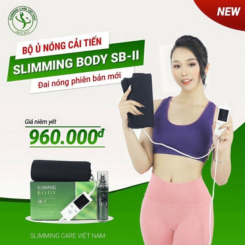 Bộ đai ủ nóng Slimming Body 2 SB2 - Đánh bay mỡ thừa ( PHIÊN BẢN CẢI TIẾN)