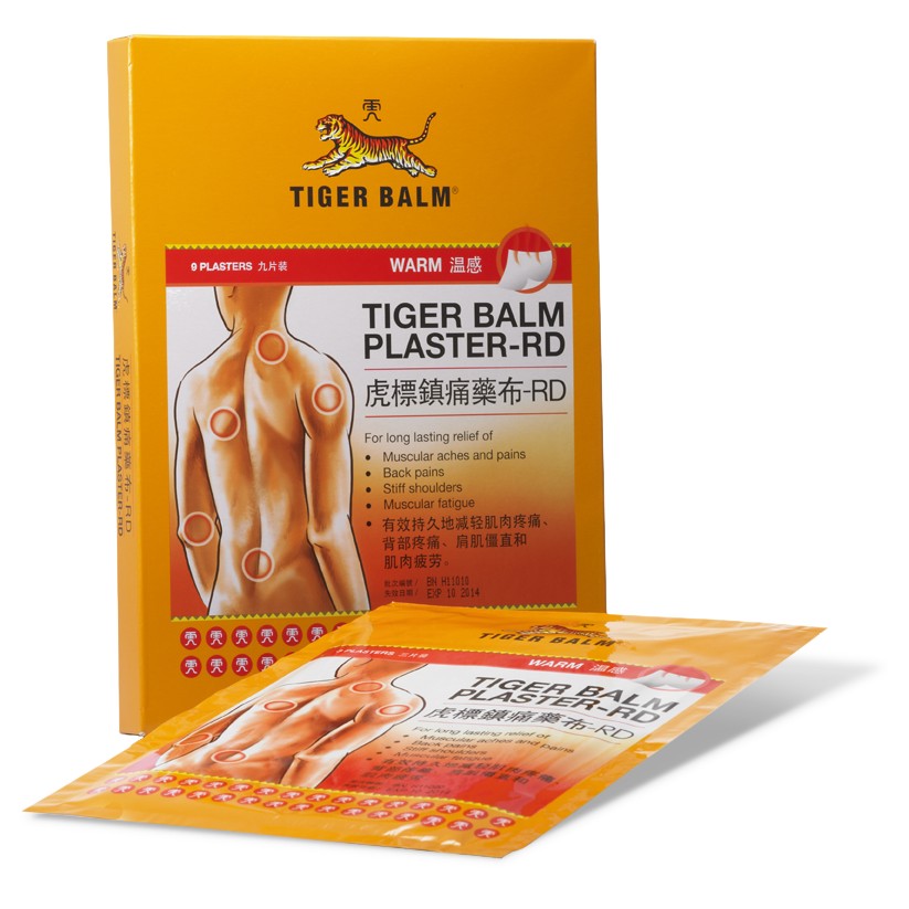 Miếng dán tiger balm plaster RD - hàng nhập khẩu singapore