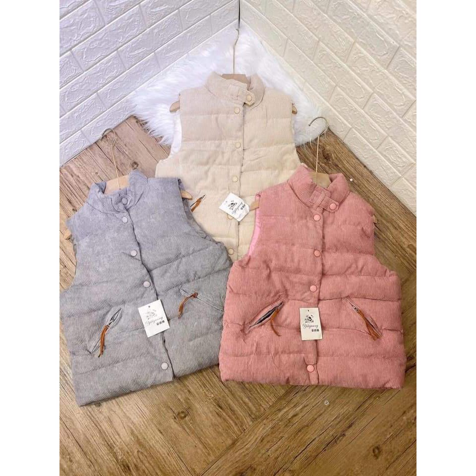 (CÓ SẴN-HÀNG ĐẸP) ÁO KHOÁC GILE CHO NỮ CHẤT NHUNG TĂM SIÊU ĐẸP, ÁO PHAO GILE | BigBuy360 - bigbuy360.vn