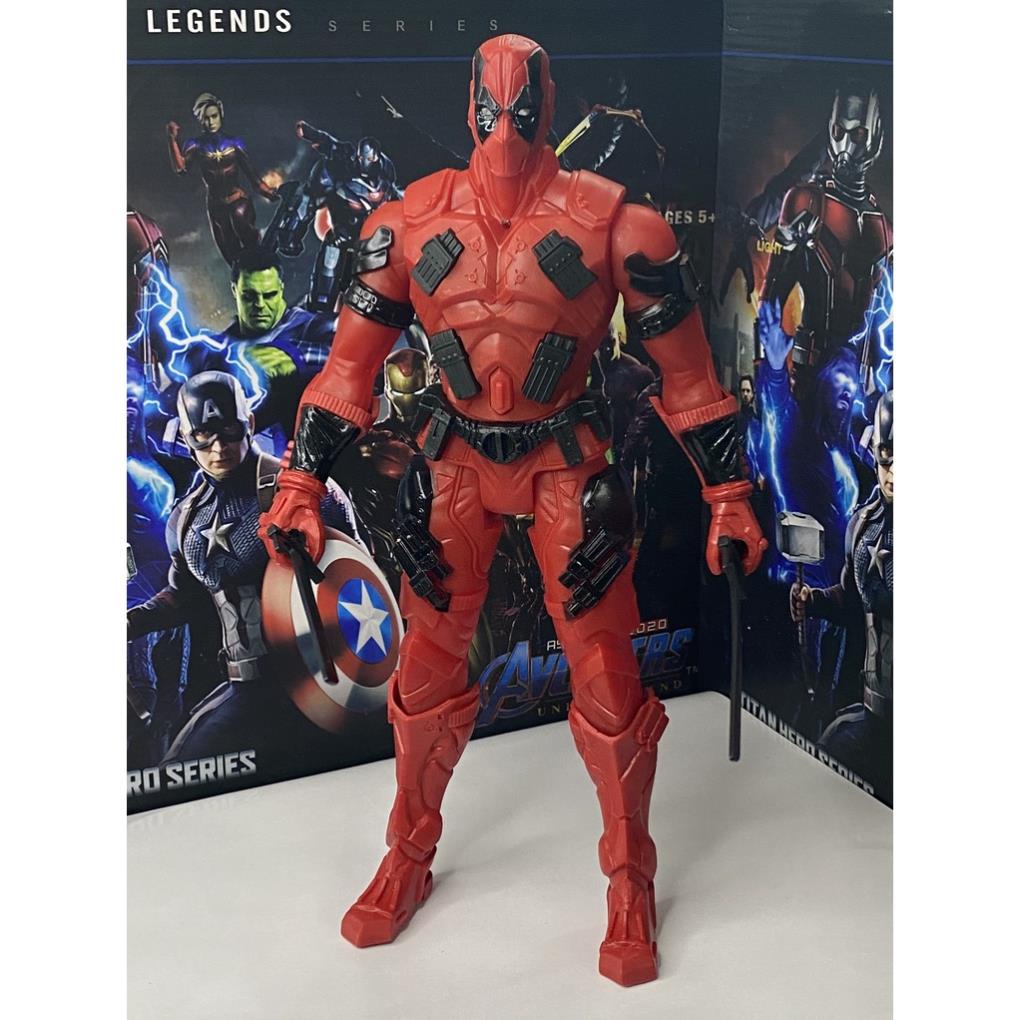 Mô Hình Siêu Anh Hùng Phiên Bản Avenger Endgame Cao 30 cm, Nhựa Đặc, có đèn LED, Khớp Cử Động