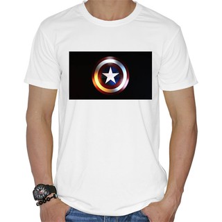 Áo thun IN Nam, Nữ hình Marvel - Captain Shield