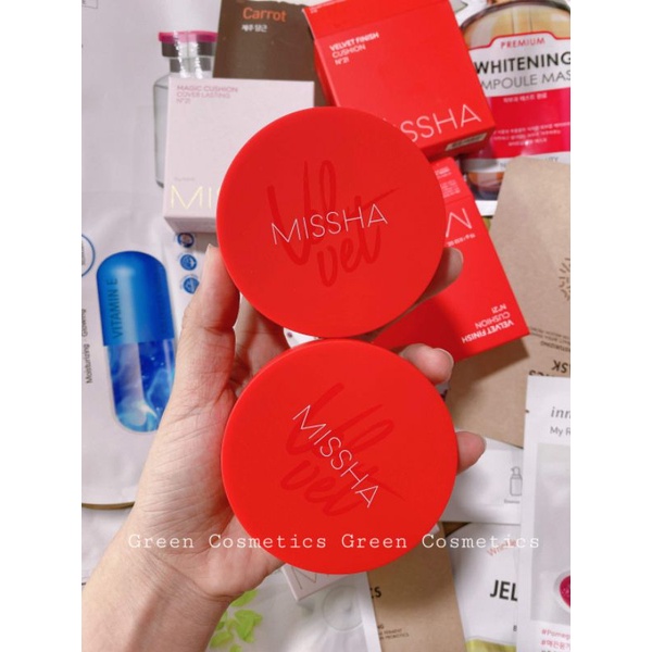 Phấn Nước Mỏng Mịn, Che Phủ Tốt, Lâu Trôi Missha Velvet Finish Cushion SPF50+ PA+++ | BigBuy360 - bigbuy360.vn