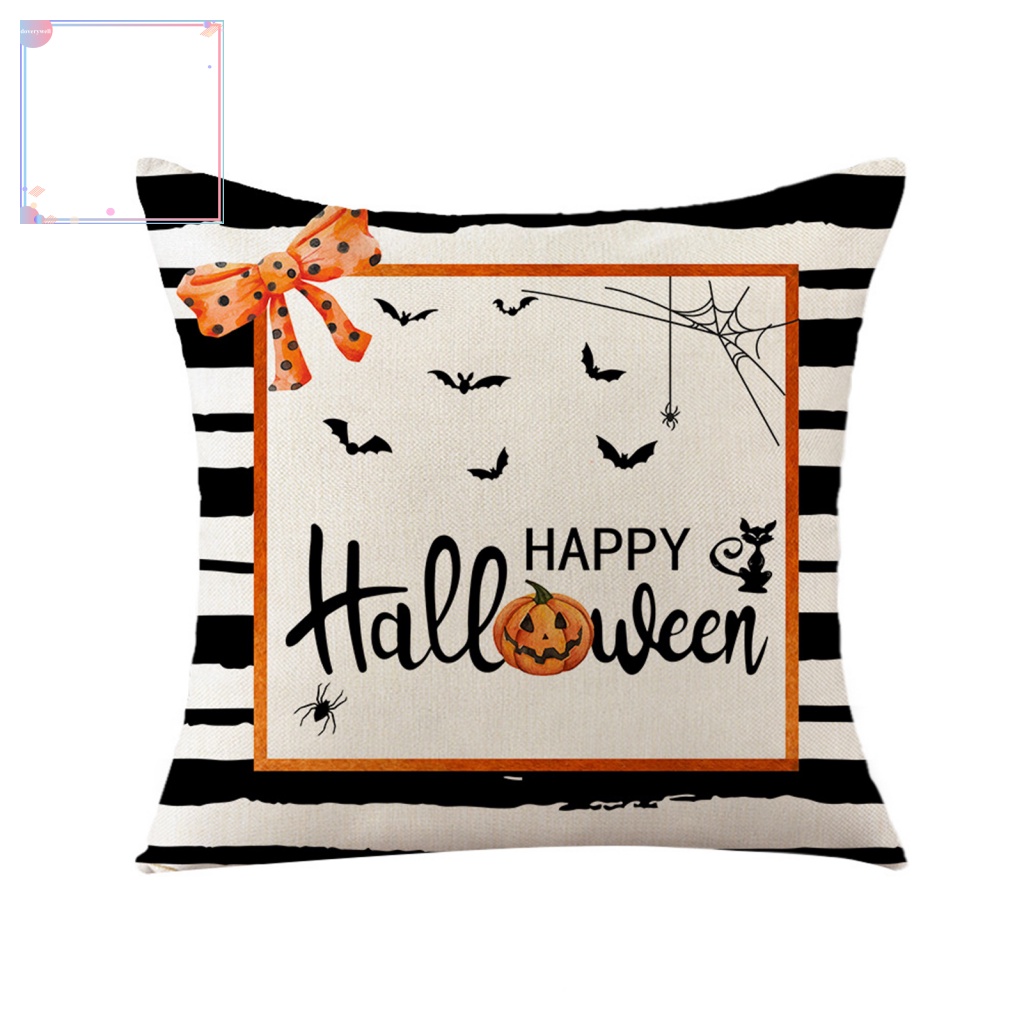 Vỏ Gối Tựa Lưng Ghế Sofa Cứng Thoáng Khí Trang Trí Halloween