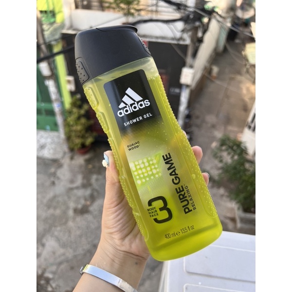 Sữa tắm gội 2in1 cho nam adidas 400ml - chai lớn