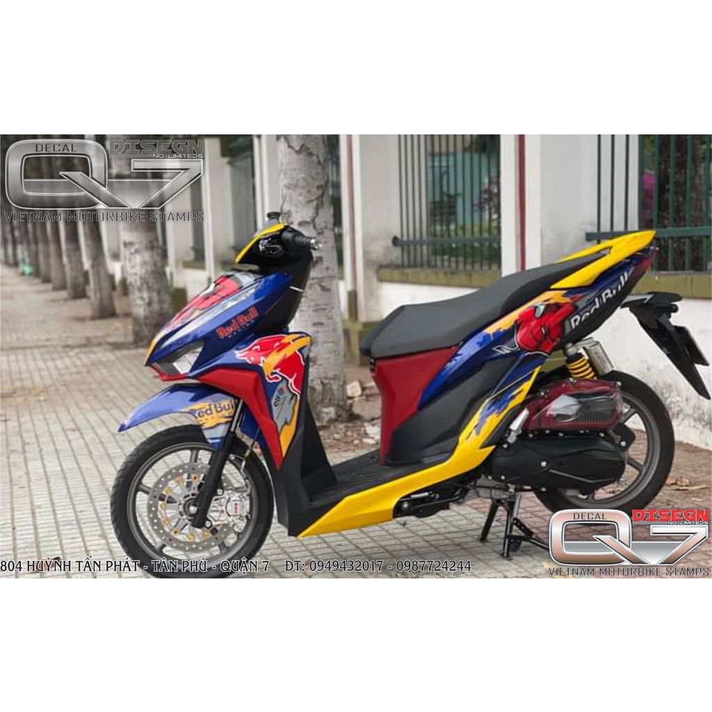 Tem rời vario - Redbull - decalq7