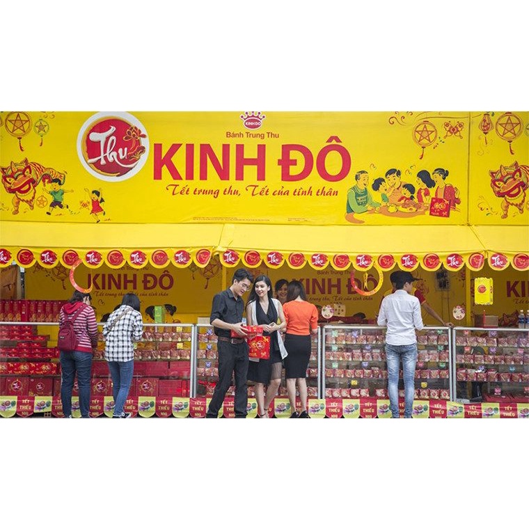 Kinh Đô I Bánh Trung Thu Nướng Jambon Xá Xíu 02 Trứng Đặc Biệt -230g