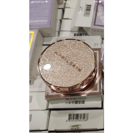 Phấn nước April Skin hồng Magic  Cushion SPF 50