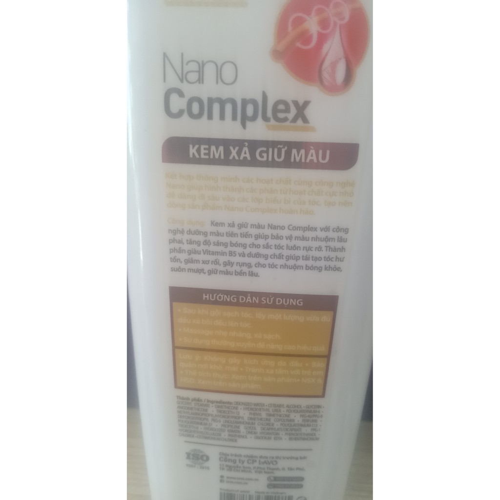 _DẦU XẢ GIỮ MÀU NHUỘM NANO COMPLEX 760ML