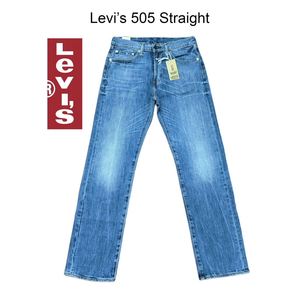 Quần jeans Nam Levi's 505 Straight Hàng Hiệu