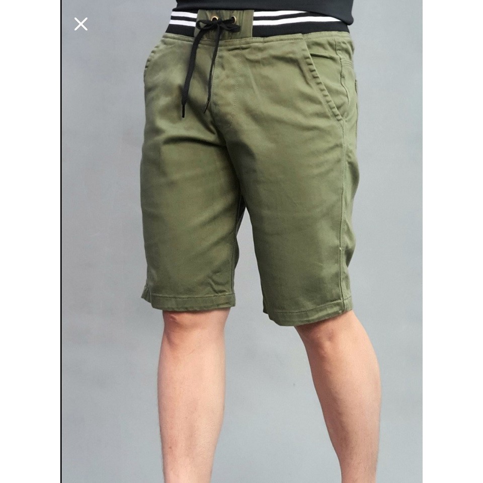 QUẦN SHORT KAKI NAM CO GIÃN- HÌNH THẬT