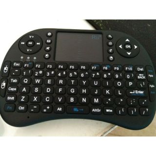Bàn phím mini Rii i8, không dây tích hợp bàn rê chuột, chính hãng Riitek