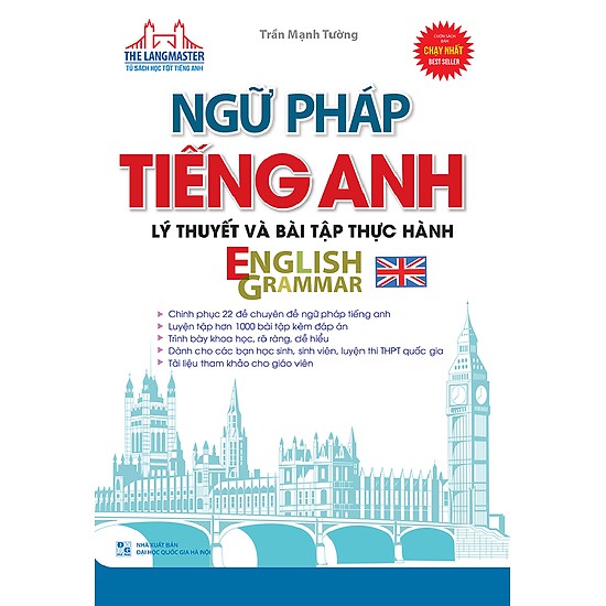 Sách The Langmaster - Ngữ pháp tiếng Anh lý thuyết và bài tập thực hành english grammar