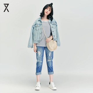 Áo thun nữ sọc COUPLE TX WTS 4061