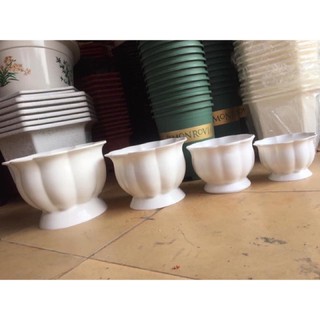 Chậu nhựa trái bí