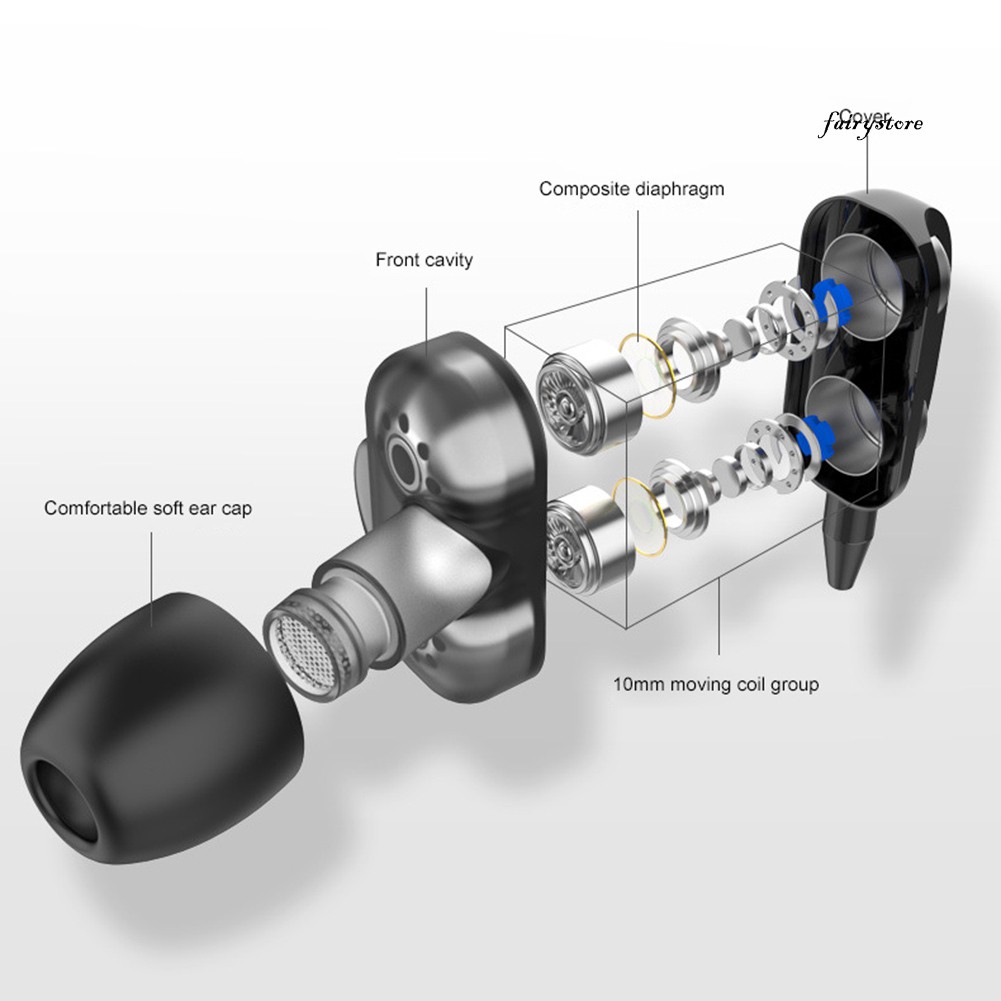 Tai Nghe Nhét Tai Hifi Bass Trầm Có Dây Kèm Mic