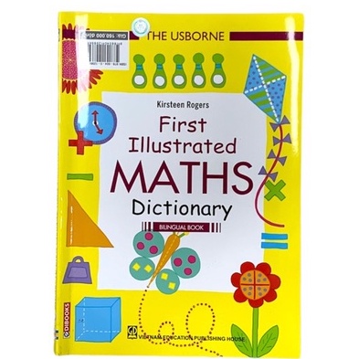 Sách - Từ điển Toán minh họa (dùng cho học sinh tiểu học) sách song ngữ.