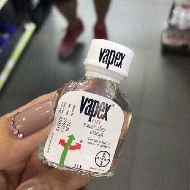 Dầu trị nghẹt mũi Vapex thái lan