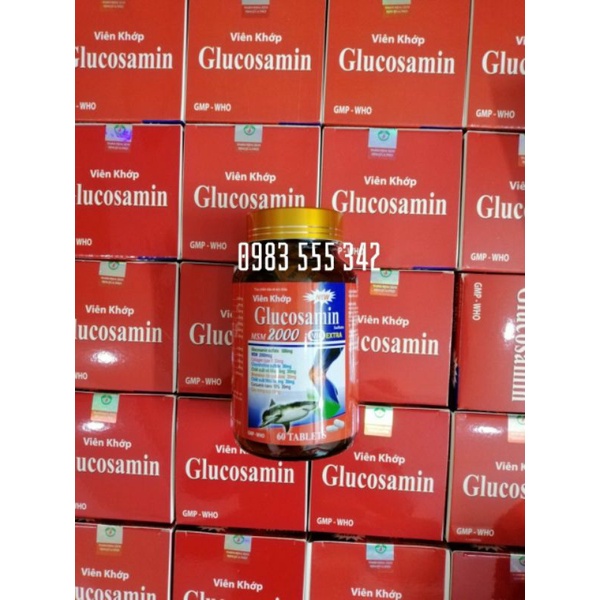 Viên xương khớp Glucosamin MSM 2000. Hộp 60 viên.