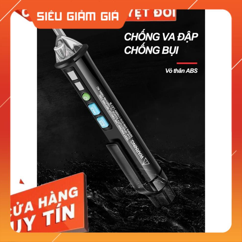 Bút thử điện cảm ứng thông minh không tiếp xúc,Dò mạnh âm tường cảnh báo đèn led và tiếng kêu