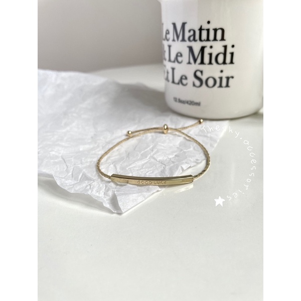 Lắc tay/ Vòng tay dây rút GOOD LUCK 𝙏𝙝𝙚 𝙎𝙠𝙮 𝘼𝙘𝙘𝙚𝙨𝙨𝙤𝙧𝙞𝙚𝙨