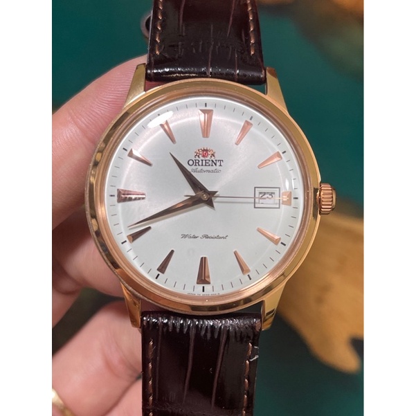 Dây da thay cho đồng hồ Orient size 21mm ( orient bambino )