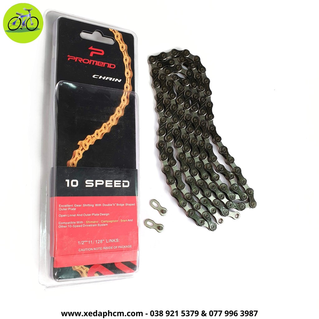 Sên Xích Xe Đạp Promend 10 Speed Fullbox Chính Hãng
