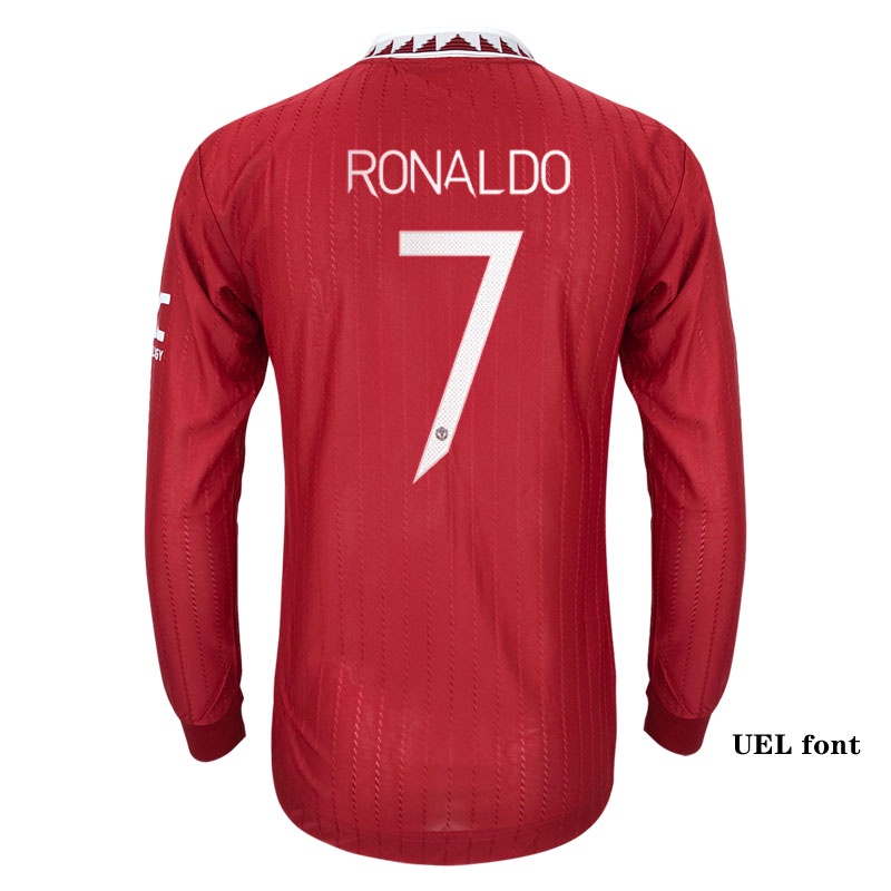 Áo Bóng Đá Dài Tay Đội Nhà Manchester United 2022 / 23 Size S-2XL