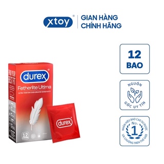 Bao cao su Juncai Feel Thin Siêu mỏng -hộp 12 bcs