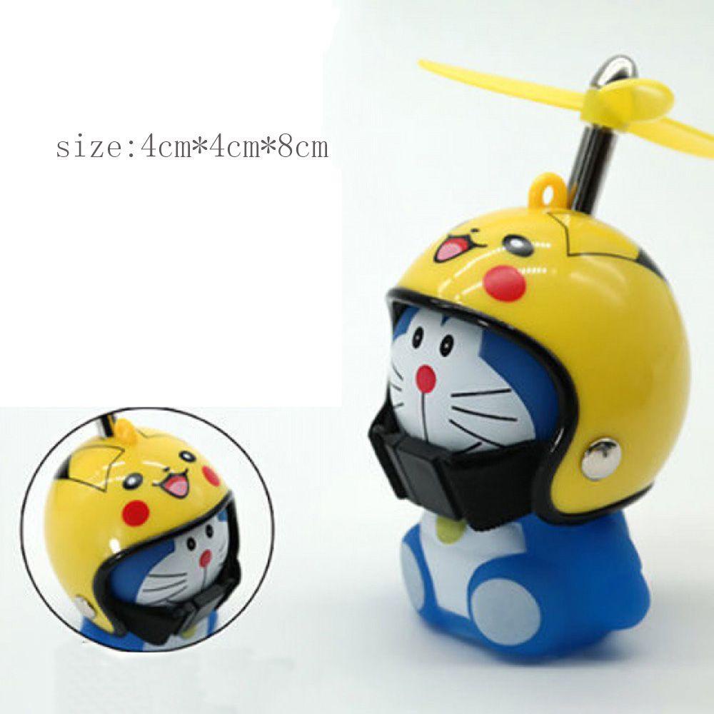 Mũ Bảo Hiểm Đồ Chơi Doraemon Sáng Bóng Trang Trí