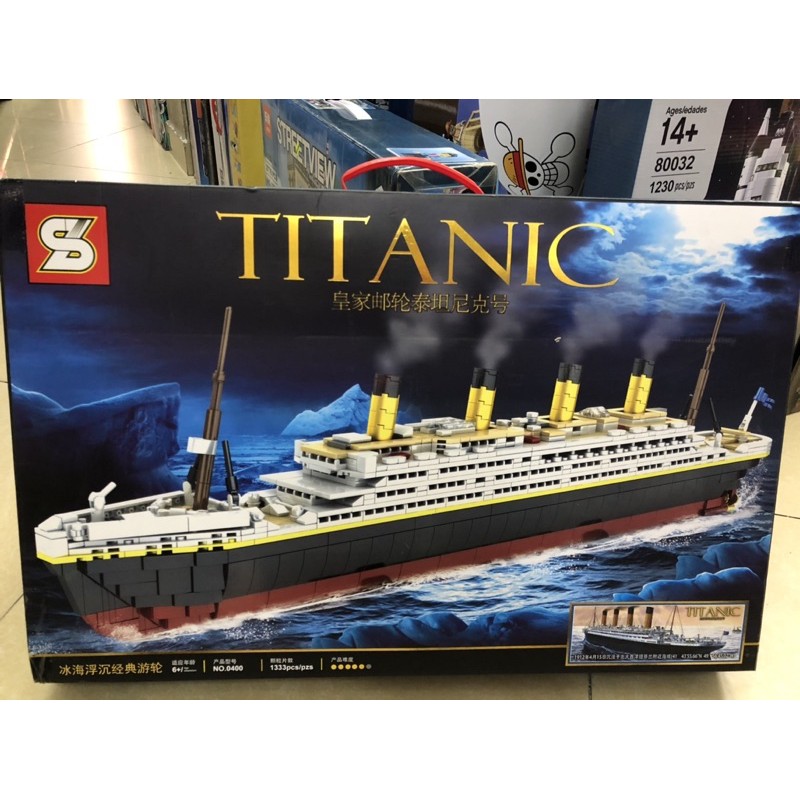 Lắp Ráp Non Lego SY Block 0400 ( Xếp Hình Tàu TiTaNic 1333 pcs/pzs )