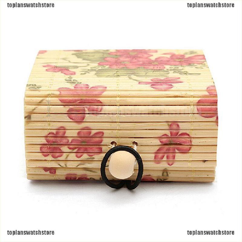 Hộp Đựng Trang Sức Bằng Gỗ Tre Tiện Dụng