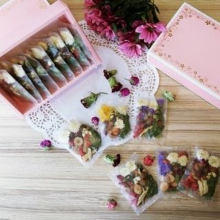 COMBO 30 gói trà hoa (TẶNG BÌNH THỦY TINH)