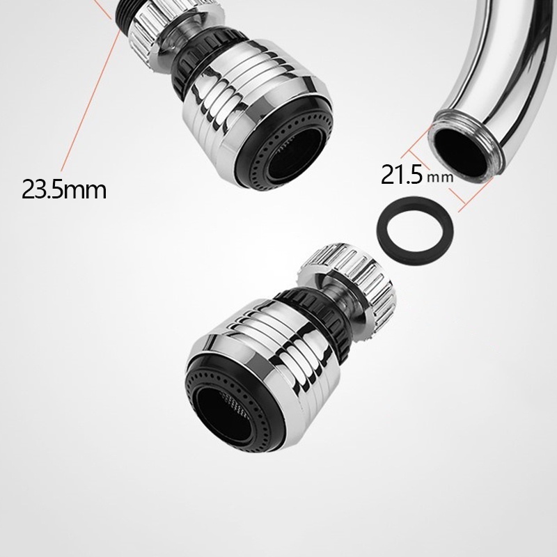 Vòi Lọc Nước Bằng ABS Hai Tốc Độ Tiết Kiệm Nước Thông Dụng Cho Nhà Bếp