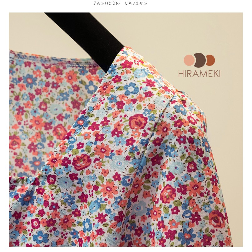 ÁO LỬNG HOA NHÍ CỔ VUÔNG PHONG CÁCH MÙA XUÂN TỪ 60-120KG - A110