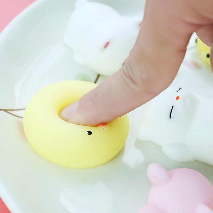 Đồ Chơi Bóp Tay Squishy Mochi Xả Stress Hình Động Vật Cute