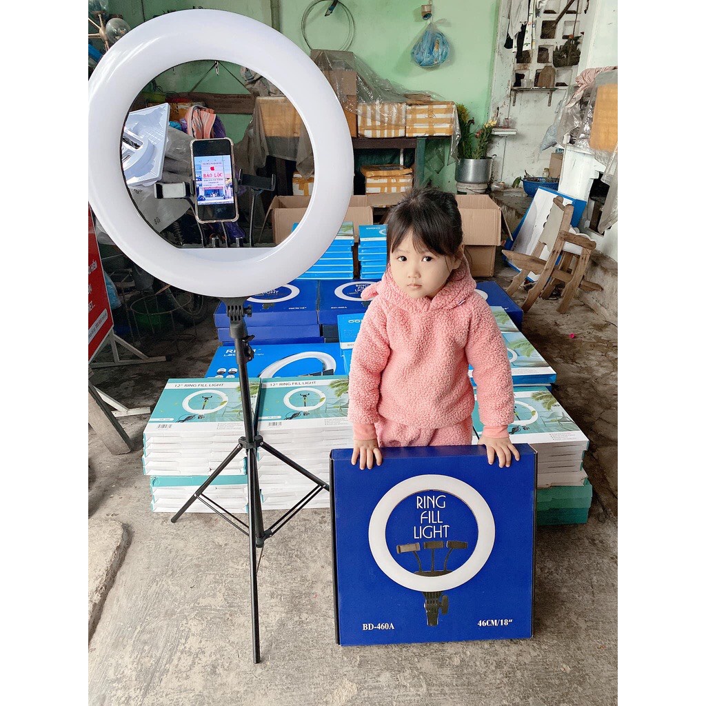 Bộ Đèn Livestream 26,33,36,45cm chân 2m Cao Cấp - Siêu Đẹp, Siêu Bền, , Full Bộ, nhiều chế độ sáng