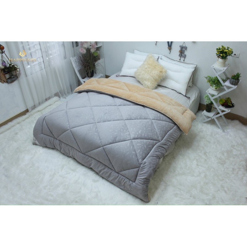 -50% ❤❤❤Chăn lông cừu hàng công ty Happyness mẫu đẹp