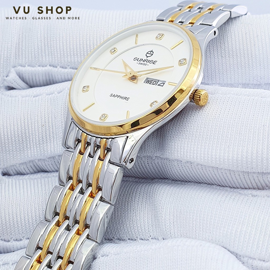 Đồng hồ nữ SUNRISE 2109SB - Chính hãng, kính Sapphire