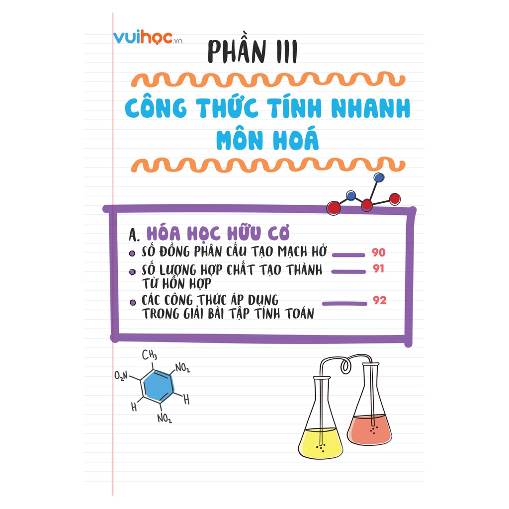 Sổ tay ghi chú Hack điểm Công thức tính nhanh THPT QG 2022 Toán Lý Hóa