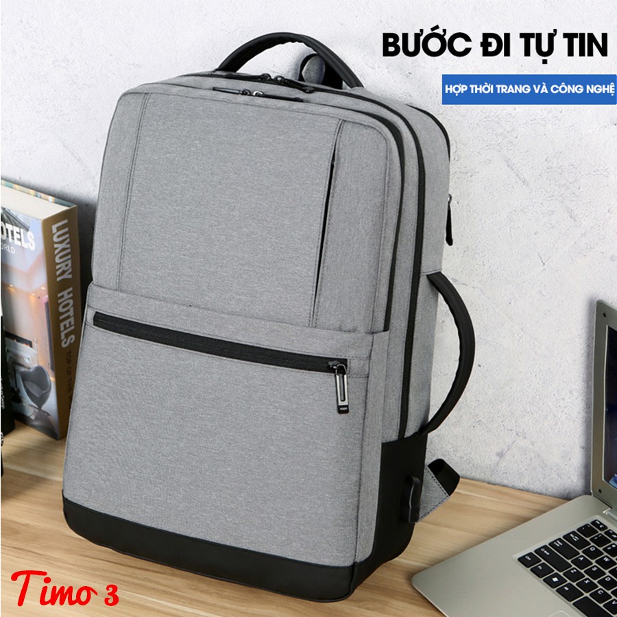 Balo laptop, Balo máy tính, nam nữ rộng nhiều ngăn chống sock laptop 15.6 inch cao cấp CHENNY BAG BLMT2