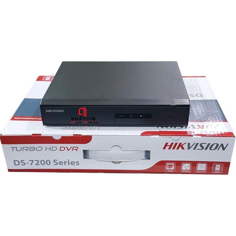 Đầu ghi hình HD-TVI 4 kênh TURBO 3.0 HIKVISION DS-7204HGHI-F1