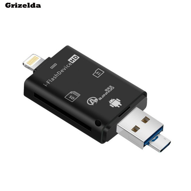 Đầu Đọc Thẻ Nhớ Sd Đa Năng Cổng Micro Usb Otg Cho Điện Thoại Android | BigBuy360 - bigbuy360.vn
