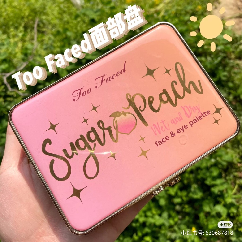 Bảng phấn Too Faced Sugar Peach Wet and Dry