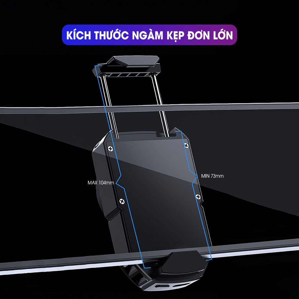 Quạt tản nhiệt điện thoại gaming SIDOTECH MEMO DLA3 công nghệ sò lạnh làm mát nhanh có màn hình LED hiển thị nhiệt độ
